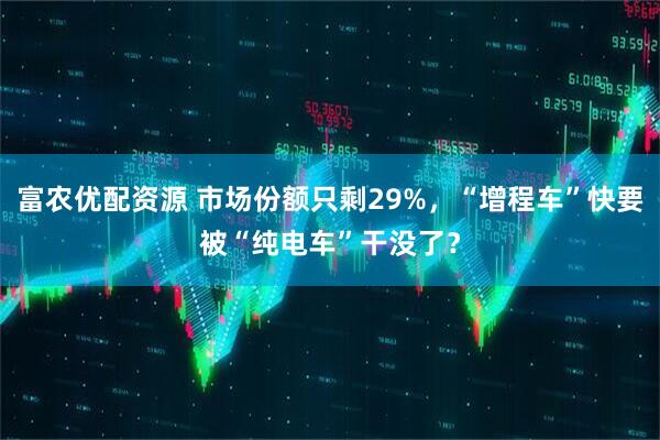 富农优配资源 市场份额只剩29%，“增程车”快要被“纯电车”干没了？